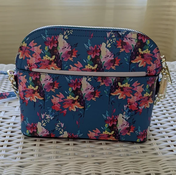 Steve Madden Teal BMaggie Print Dome Crossbody Bag - Picture 8 of 9